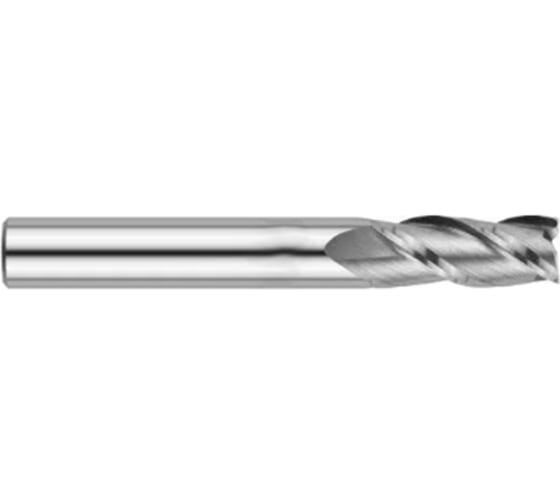 Изображение товара Фреза концевая тс цх 8.0x15x81 мм, 3-п, ВК8, цельная, DIN 6527, хв-к 8 мм ИНСТУЛС 00001848305