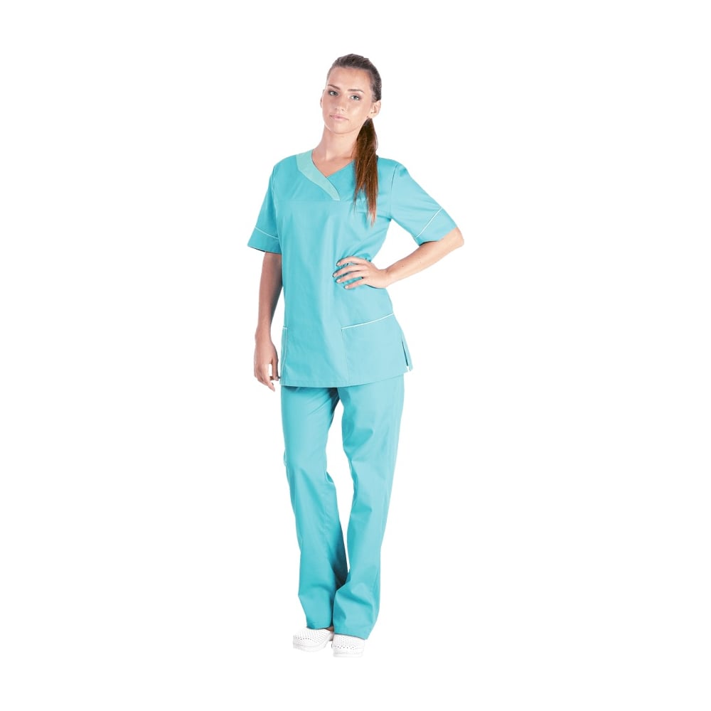 Изображение товара Женский костюм-двойка ГК Спецобъединение ШАРМ бирюзовый размер 120-124