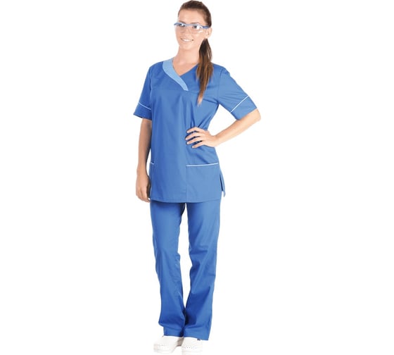 Изображение товара Костюм ГК Спецобъединение ШАРМ, васильковый, р. 112-116, рост 182-188 Кос 729/112/182