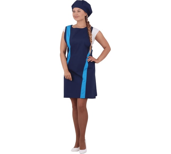 Изображение товара Униформа ГК Спецобъединение ВИНТАЖ темно-синий/голубой Кос 870/120-124, 170