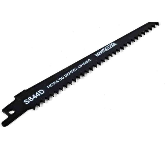 Изображение товара Полотно для сабельной пилы S644D по дереву, 150 мм, 2 шт NOVOCRAFT S644DHCS0150