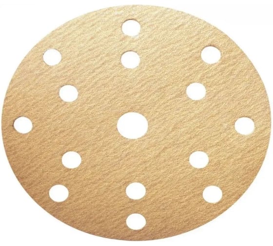 Изображение товара Шлифовальные круги на липучке 150 мм, Р400, 15 отверстий, 5 штук Vitatools G-150-P400-15-5