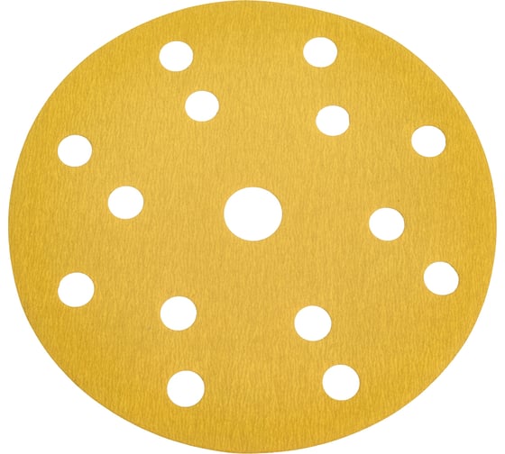 Изображение товара Шлифовальные круги на липучке 150 мм, Р600, 15 отверстий, 5 штук Vitatools G-150-P600-15-5