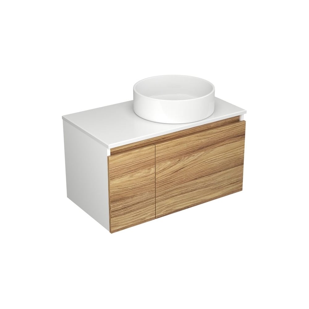 Изображение товара Комплект для ванной Bauedge 4 предмета тумба раковина смеситель современный стиль