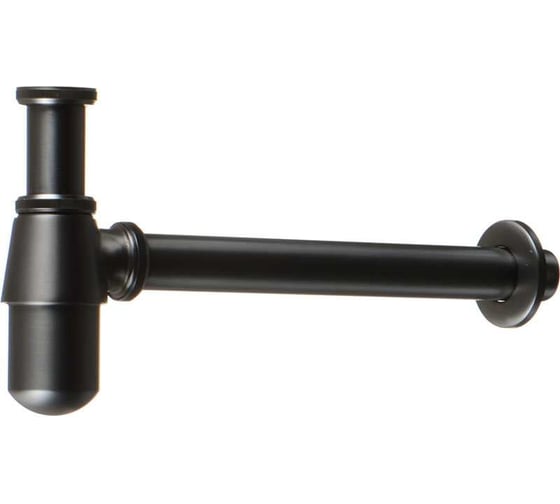 Изображение товара Сифон для раковины Terma без выпуска, бутылочный, латунный, armory steel Classica, 1 1/4" 10086 18838