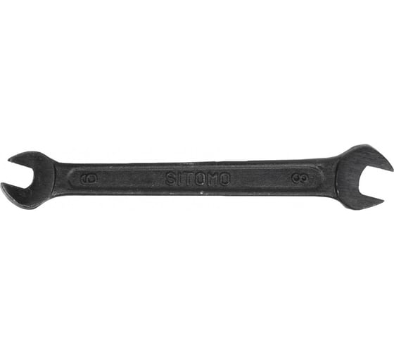 Изображение товара Гаечный рожковый двусторонний ключ SITOMO 6х8 окс. 48277