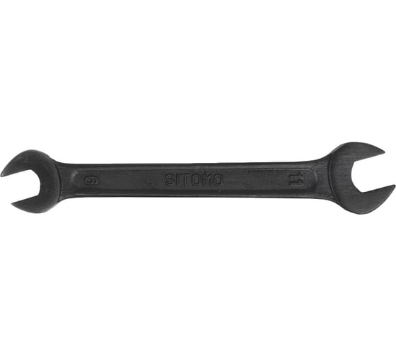 Изображение товара Гаечный рожковый двусторонний ключ SITOMO 9х11 окс. 28909