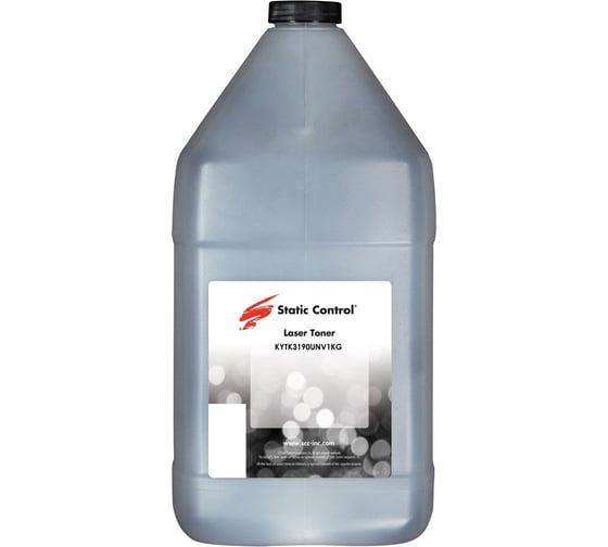 Изображение товара Тонер STATIC CONTROL KYTK3190UNV1KG черный, флакон 1000 гр., Kyocera FS-4200DN/FS-4300DN; ECOSYS M3550i 1613501