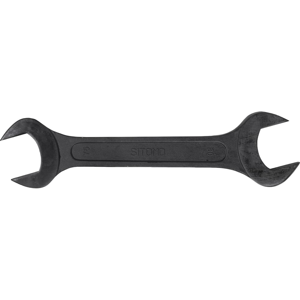 Изображение товара Гаечный рожковый двусторонний ключ SITOMO 75х80 окс. 117686