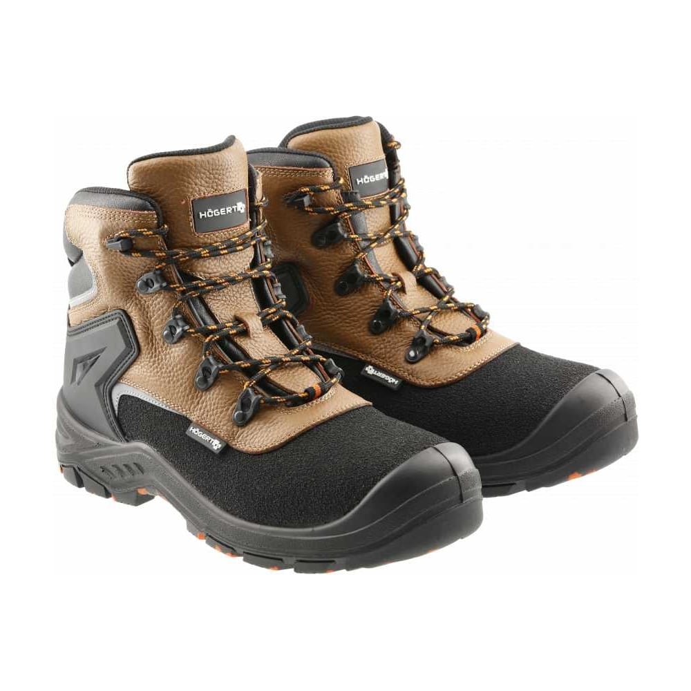 Изображение товара Рабочие ботинки HOEGERT TECHNIK MEPPEN S3L SR мужские черные и бежевые 41 размера