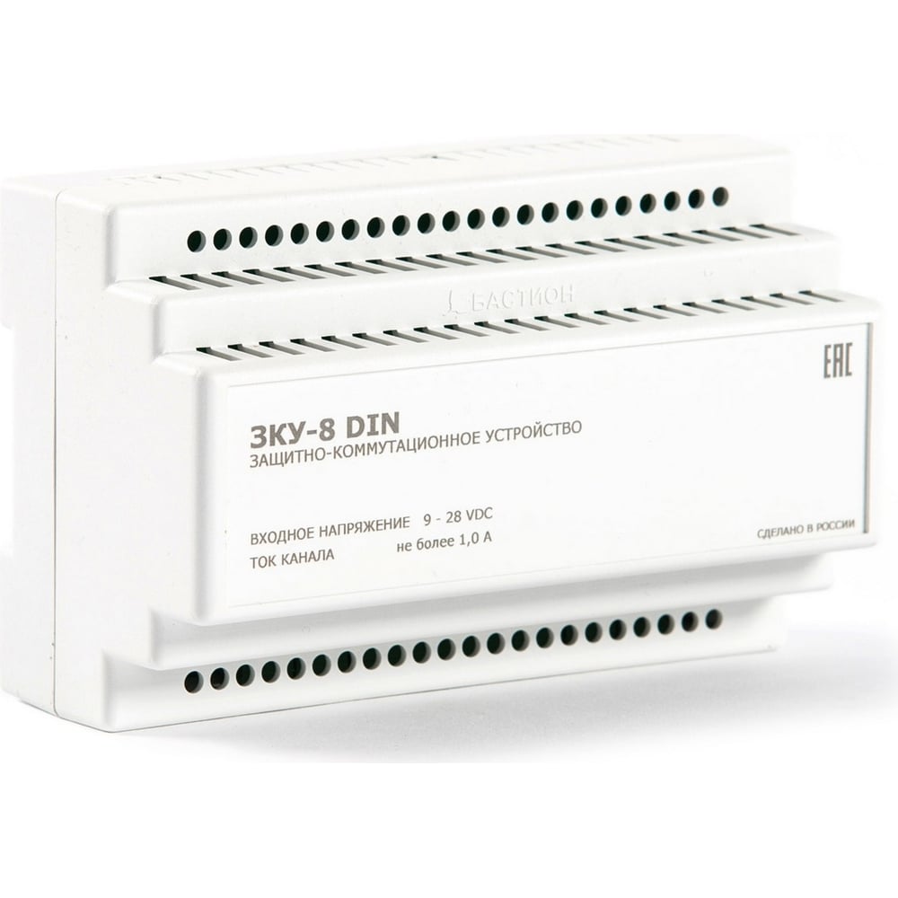 Изображение товара Защитно-коммутационное устройство Бастион ЗКУ-8 DIN 230