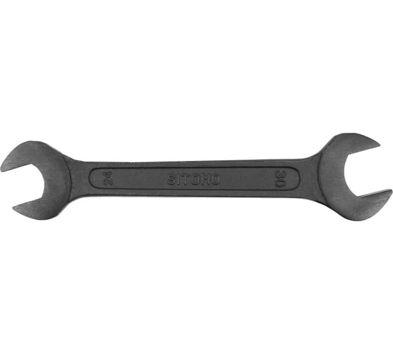Изображение товара Гаечный рожковый двусторонний ключ SITOMO 24х30 окс. 131016