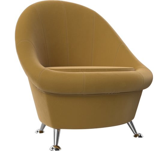 Изображение товара Банкетка Лига диванов микровельвет желтый 113401