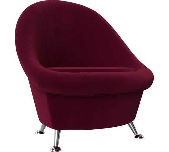 Изображение товара Банкетка Лига диванов микровельвет бордовый 113400