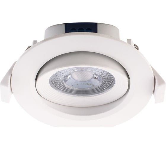 Изображение товара Светодиодный светильник Jazzway PSP-R 9044 7Вт 3000К IP40 38град. ДВО круглый встраиваемый/поворотный белый 5022836