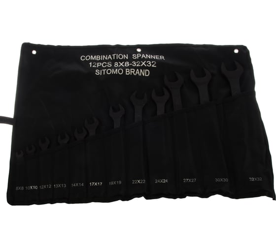 Изображение товара Набор гаечных комбинированных ключей 12 шт SITOMO 8-32 42328