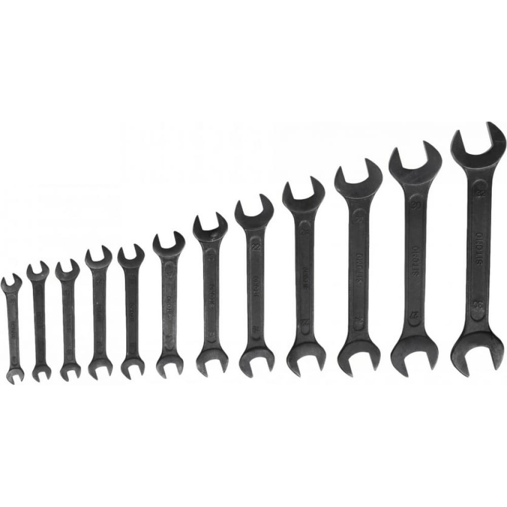 Набор рожковых ключей SITOMO ключ гаечный sitomo sit 10x11 мм длина 136 мм углеродистая сталь