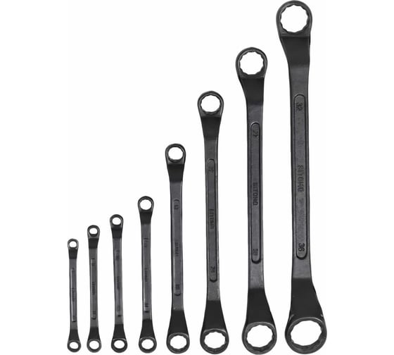 Изображение товара Набор накидных двусторонних ключей SITOMO 8 шт 8-36 43119