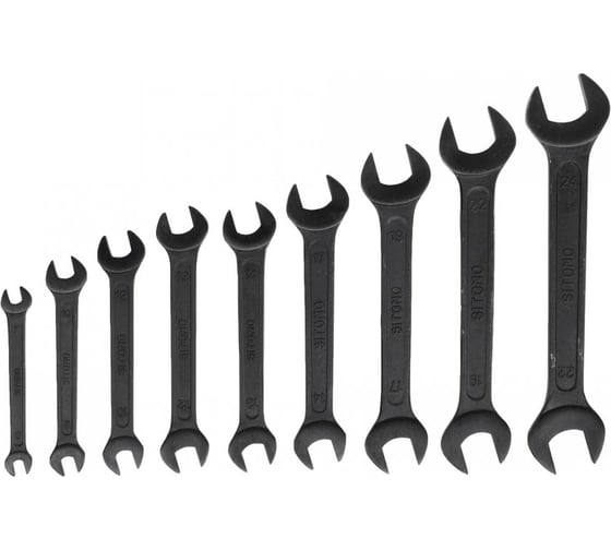 Изображение товара Набор гаечных рожковых двусторонних ключей 9 шт 6-24 SITOMO 42236
