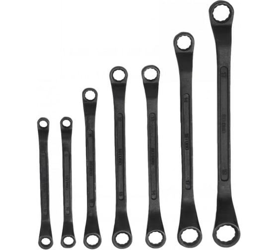 Изображение товара Набор накидных двусторонних ключей SITOMO 7 шт 8-19 52027