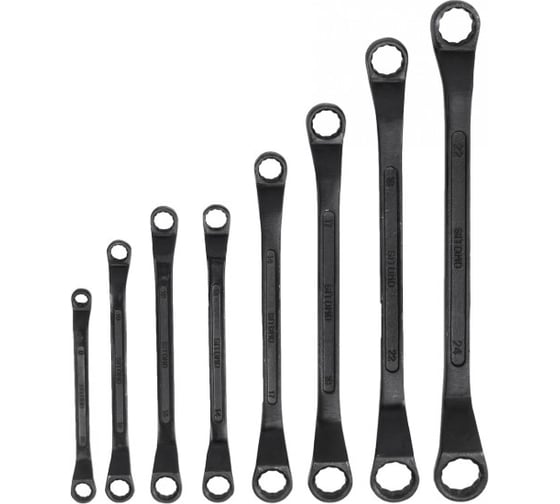 Изображение товара Набор накидных двусторонних ключей SITOMO 8 шт 8-24 52029