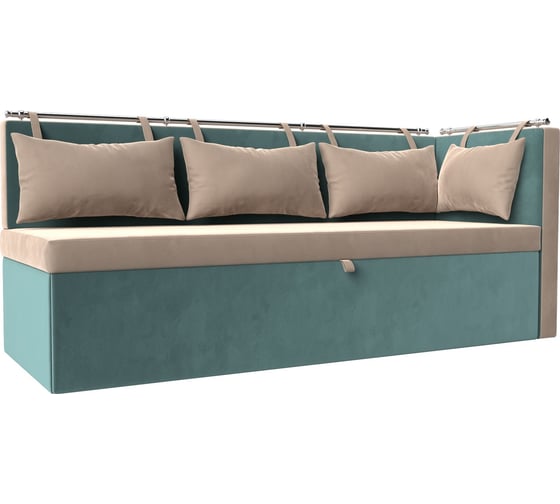 Изображение товара Кухонный диван метро с углом справа Лига диванов 105025