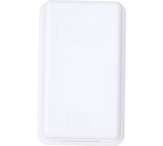 Изображение товара Настенная розетка NETLAN 1 порт, категория 5e, RJ45/8P8C, неэкранированная, белая, 10 шт,EC-UWO-1-UD2-WT-10