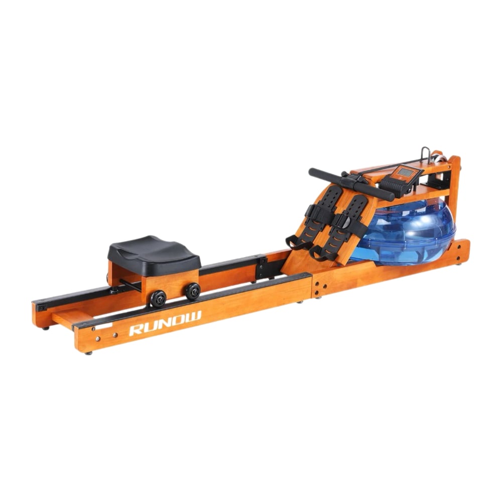 Изображение товара Гребной тренажер DFC RUNOW Golden Wood 6203B из массива дуба для домашних тренировок