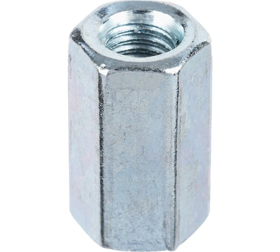 Изображение товара Гайка удлиненная Доброга М20, цинк, DIN 6334, 100 шт. ЦБ-00019432