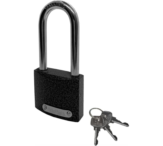 Изображение товара Замок навесной Vrata BC-НG36-38L чугун, серый 210286