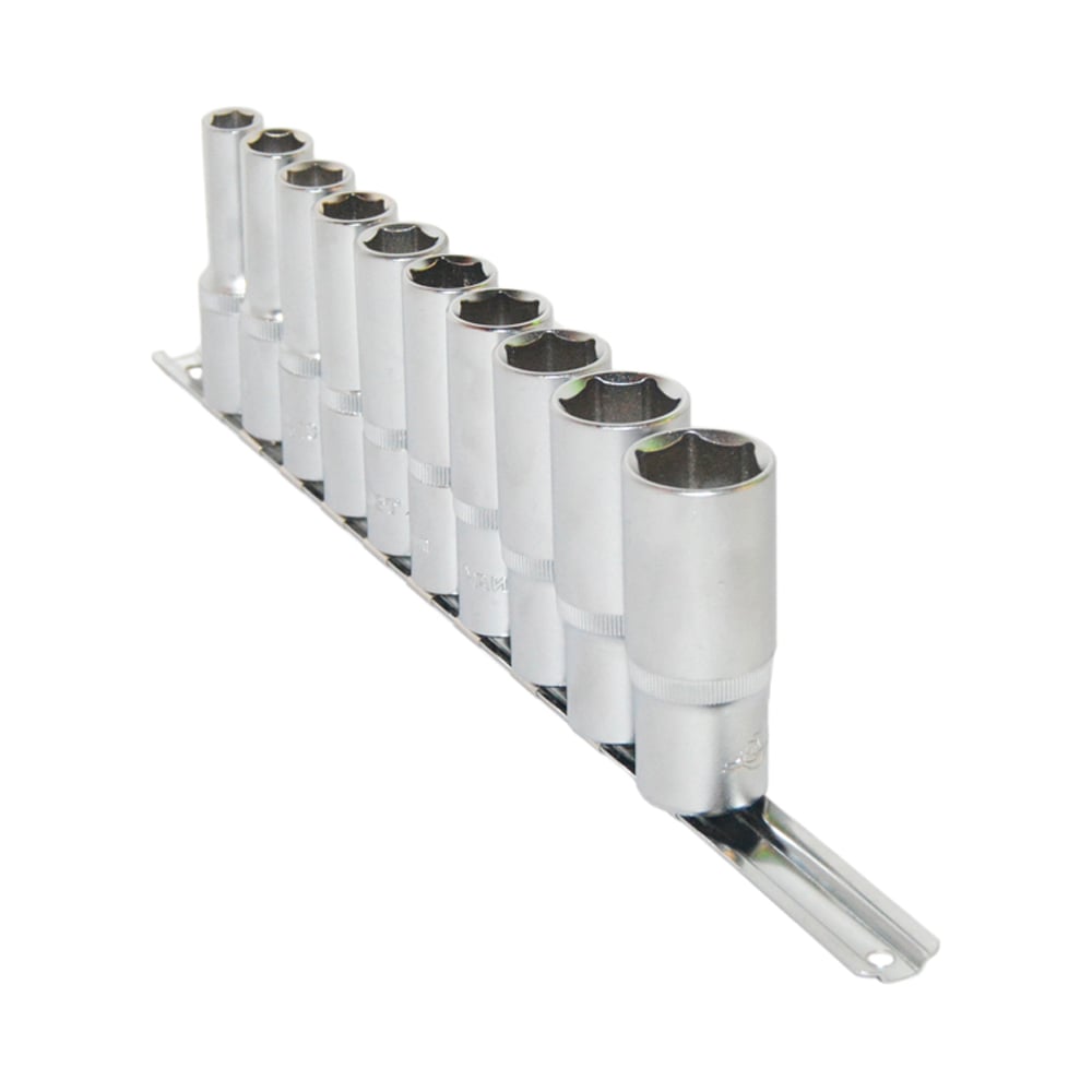 Изображение товара Удлиненный набор торцевых шестигранных головок AIST 10-24 мм, CrV, 1/2"