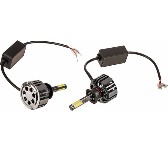 Изображение товара Автолампа-LED SKYWAY аналог ксенона, H1, ПРОТОН (4А), 12/24 V, 25 W, 6000 K, 2500 Lm, 1-контролер, комплект 2 шт, вентилятор+контроллер S08701036