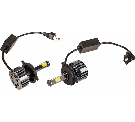 Изображение товара Автолампа-LED SKYWAY аналог ксенона, H4, ПРОТОН (4А), 12/24 V, 25 W, 6000 K, 2500 Lm, 2-контролера, комплект 2 шт, вентилятор+контроллер S08701039