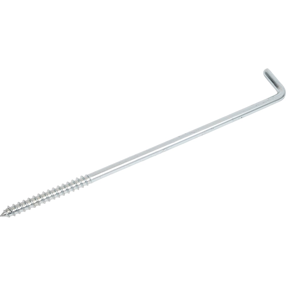 Изображение товара L-образный шуруп с костылём 10х280 оцинкованный 2 шт КРЕП-КОМП