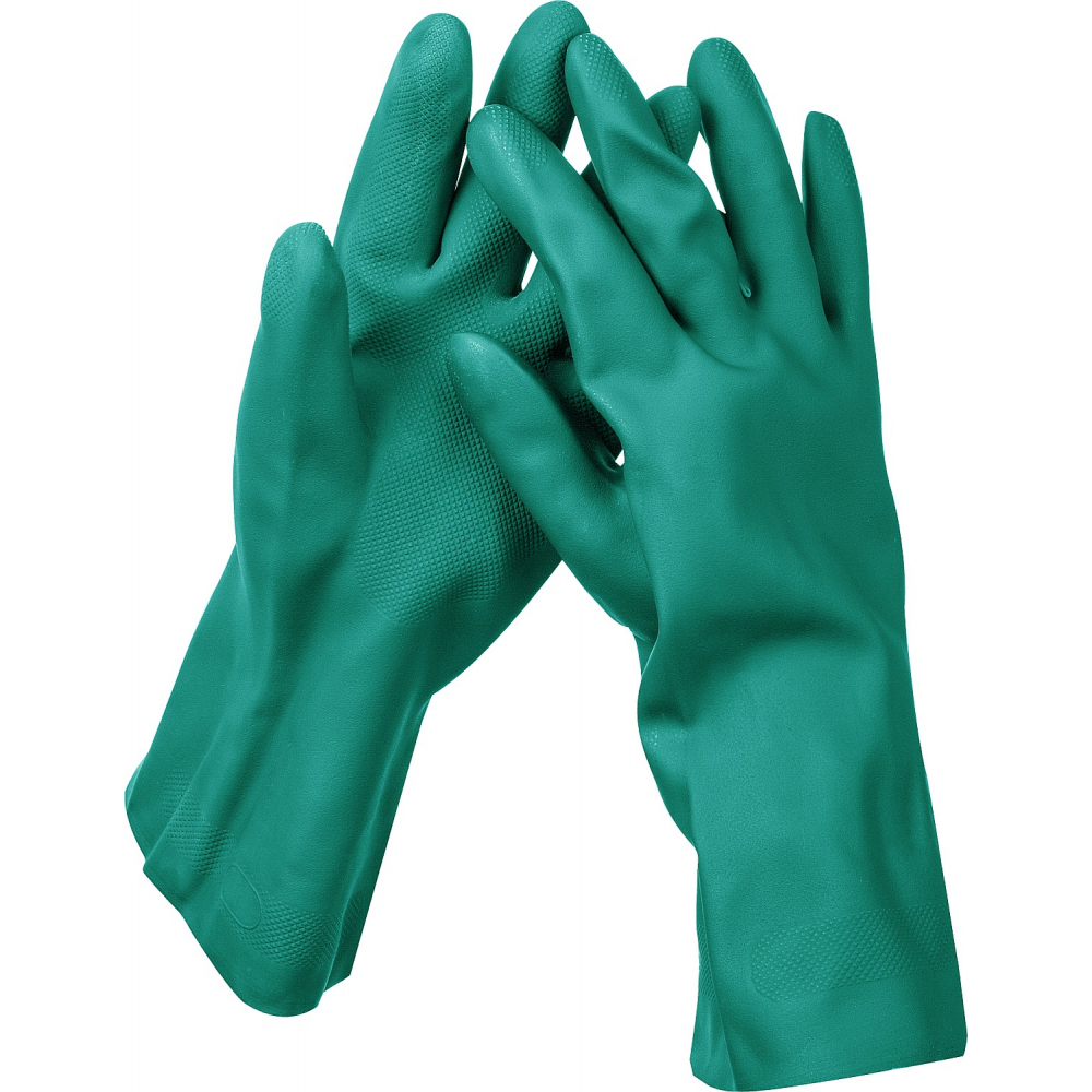Нитриловые маслобензостойкие индустриальные перчатки KRAFTOOL