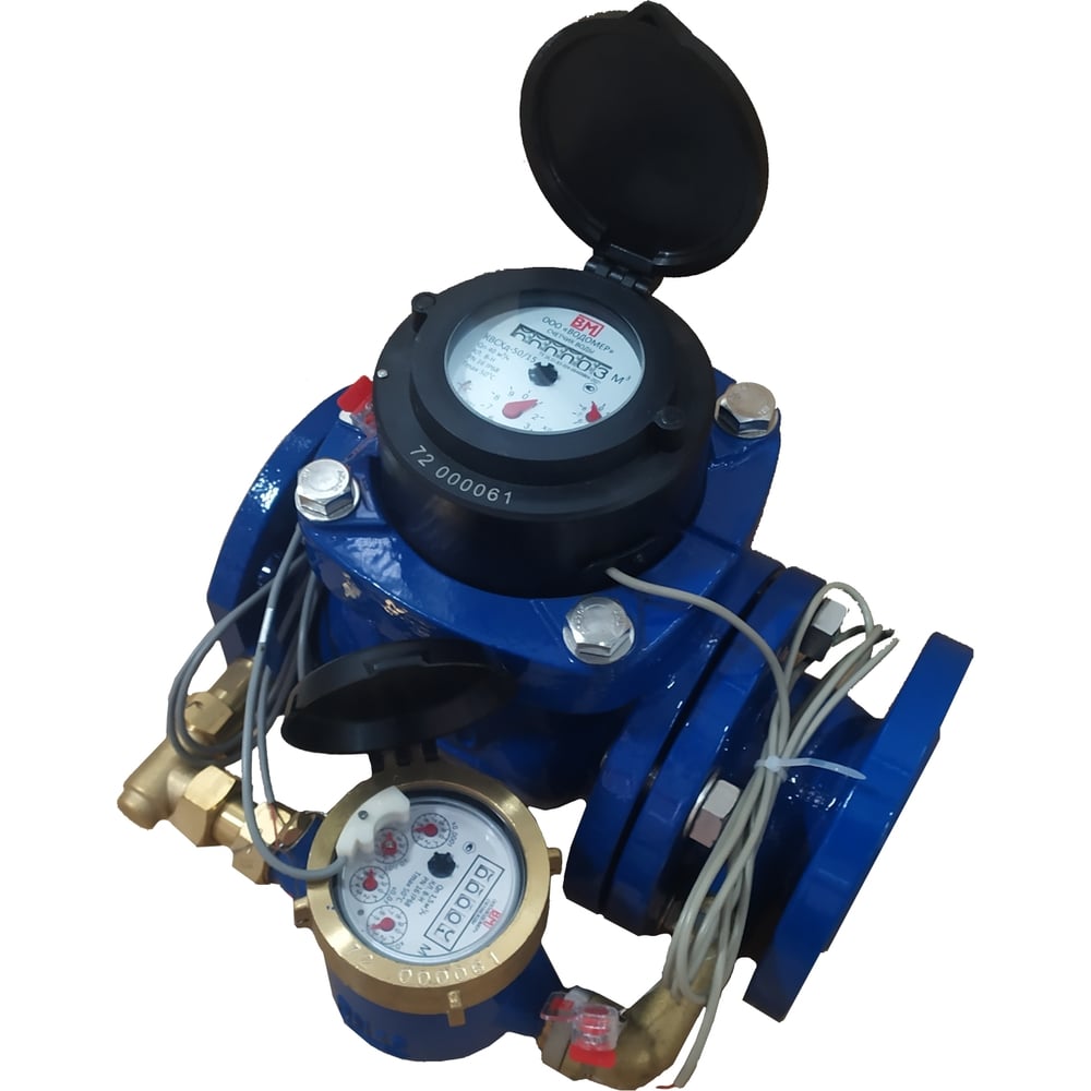 Изображение товара Комбинированный счетчик холодной воды КВСХд 150/40 IP68 импульсный ООО Водомер