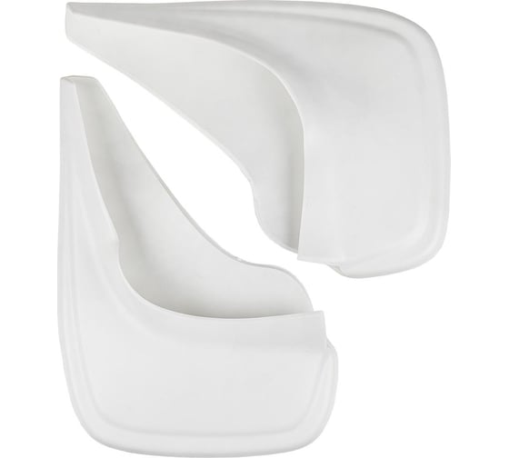 Изображение товара Универсальный белый брызговик SKYWAY в пакете, комплект 2 шт S05201038