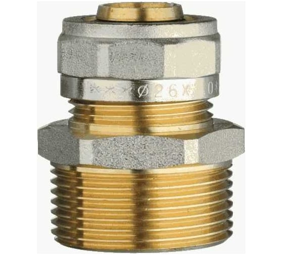 Изображение товара Соединитель прямой Terma 1 1/4"х26, ш/ц ТRm 01010 35124