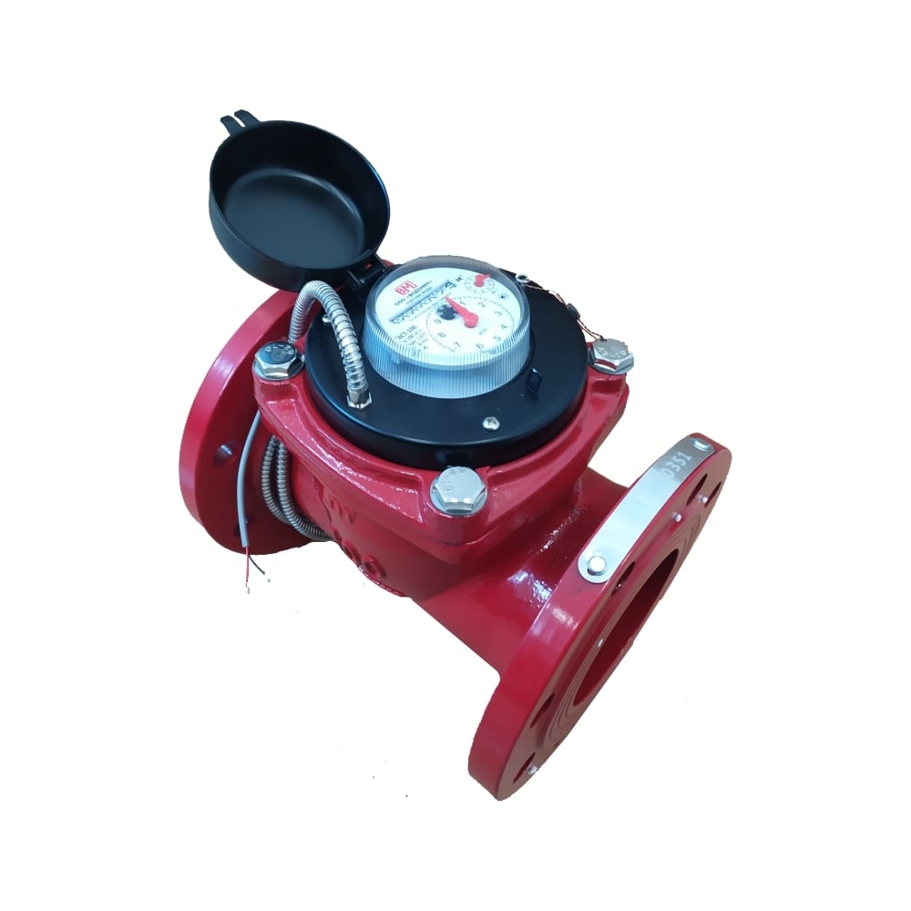 Изображение товара Турбинный счетчик горячей воды ТВСТ-01-125 импульсный 100л/имп ООО "Водомер"