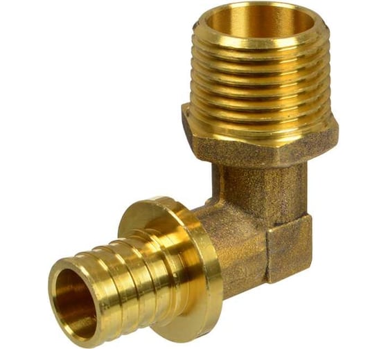 Изображение товара Угольник с переходом на НР Terma латунь, 16х1/2" 16625