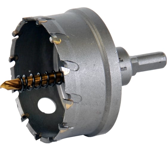 Изображение товара Коронка твердосплавная по металлу 70 мм, в сборе Elitech 1820.139900 204131