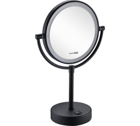 Изображение товара Зеркало WasserKraft с LED-подсветкой двухстороннее K-1005BLACK