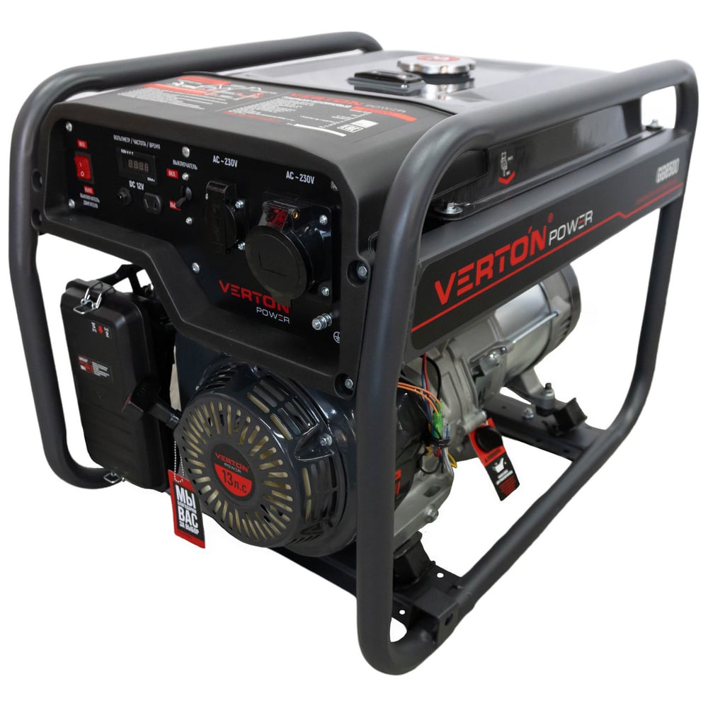  Бензиновый генератор VERTON POWER GG6500 01.15815.15818