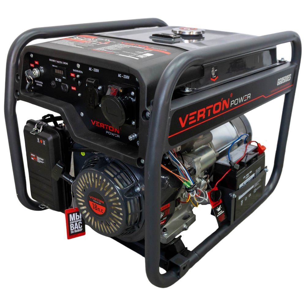   Все инструменты Бензиновый генератор VERTON POWER GG8500ES 01.15815.15820