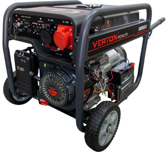 Изображение товара Генератор бензиновый VERTON POWER GG9500ES-3 01.15815.15821
