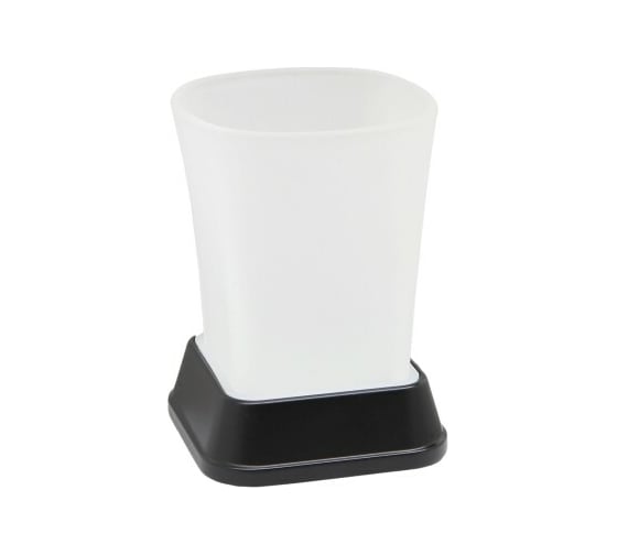Изображение товара Стакан для зубных щеток WasserKRAFT Amper K-5428BLACK K-5428B