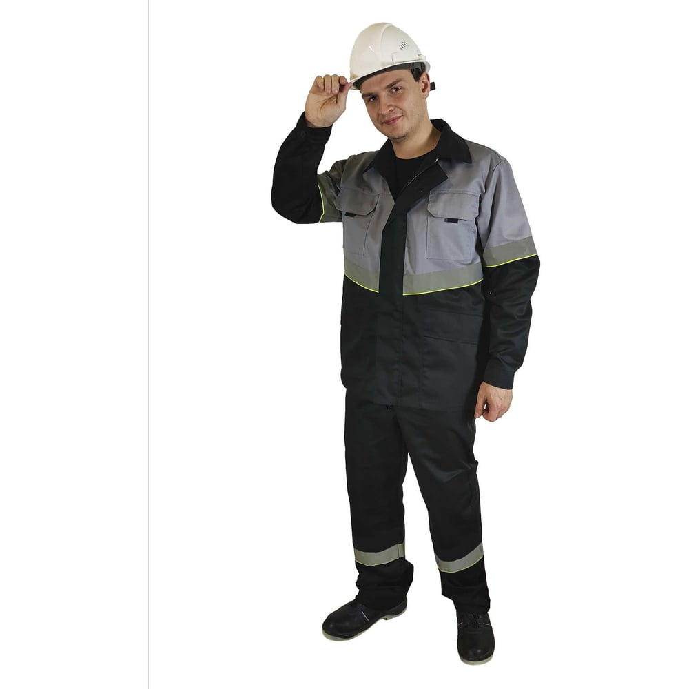 Изображение товара Летний мужской костюм Уралспецзащита Южная широта куртка брюки водоотталкивающие световозвращающая 