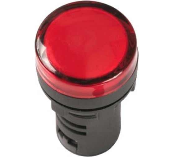 Изображение товара Лампа TDM ELECTRIC AD-22DS LED матрица d22мм красный 24В AC/DC SQ0702-0006