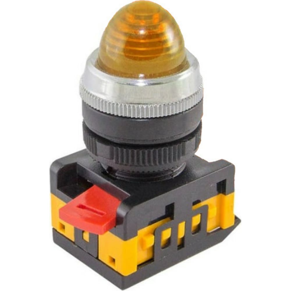 Купить Сигнальная неоновая лампа tdm al-22 d22мм желтый 230в цилиндр sq0702-0034