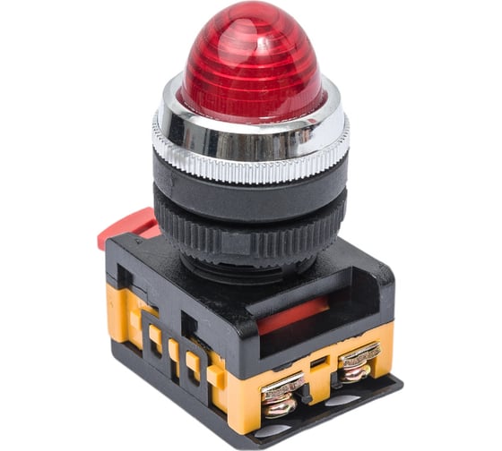 Изображение товара Сигнальная лампа TDM ELECTRIC AL-22 d22мм, красный неон/230В, цилиндр SQ0702-0008